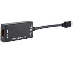 تصویر MHL کابل اتصال موبایل و تبلت به HDTV(مبدل MICRO USB به HDMI) 