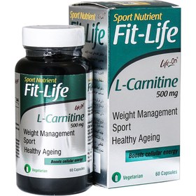 تصویر کپسول ال کارنیتین فیت لایف Fit Life لایف آن 60 عددی 