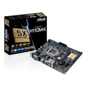 تصویر مادربرد ایسوس مدل H110M-K استوک Asus motherboard model H110M-K Stock