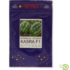 تصویر بذر هندوانه کریمسون سوییت کسری 1000 عددی Watermelon Crimson Sweet Seed Num 1000 Seeds