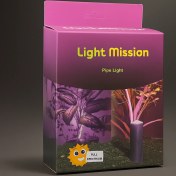 تصویر لامپ رشد گیاه ۵ وات لایت میژن با قابلیت کاشت در خاک مدل ـ(بنفش) pipe light ph5 