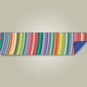 تصویر رانر طرح رنگین کمان سایز 35 در 135 برند پرووال 