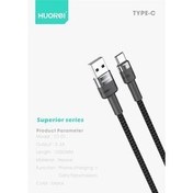 تصویر کابل شارژ USB به تایپ C مدل CT-01 CT-01 FAST CHARGING DATA CABLE SUPERIOR SERIES