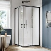 تصویر کابین دوش فریم دار کشویی Framed sliding shower door