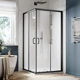 تصویر کابین دوش فریم دار کشویی Framed sliding shower door