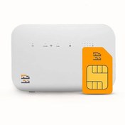تصویر بسته اینترنت 6 ماهه 240 گیگابایت TD-LTE با مودم S1 و سیم کارت (سرعت 5 تا 50 مگابیت) 
