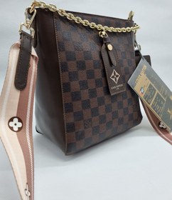 تصویر کیف دوشی بند پهن چاپ دار 