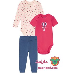 تصویر ست نوزادی لوپیلو مدل بالن و قلب سایز ۶ تا ۱۲ ماه 