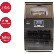 تصویر یخ ساز صنعتی مباشی مدل ME-ICE3000 ظرفیت ۳۰ کیلوگرم 