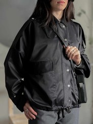 تصویر کت بارونی آستردار "نوار" 