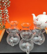 تصویر فنجان پیرکس کمرباریک شیاردار مدل RS184 