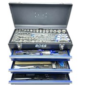 تصویر مجموعه ۴۰۸ عددی ابزار صنعتی باس مدل pcs اورجینال وارداتی ( اصلی ) Original Complete Tool Kit – Main Set