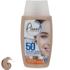 تصویر ضد آفتاب رنگی پیکسل مدل LIGHT BEIGE مناسب پوست‌ های حساس و خشک 