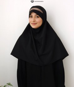 تصویر مقنعه تل دار جنس نخ بروجرد، بسیار با دوام و با کیفیت