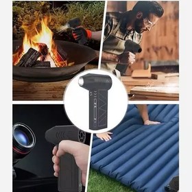 تصویر مینی جت فن چراغ دار 