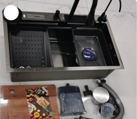 تصویر سینک پیانویی پنج کلید دودی (سینک پنج کلید )با تمام تجهیزات و بهترین کیفیت 