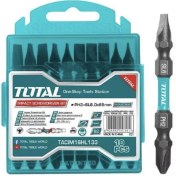 تصویر سر دریل سری پیچ گوشتی یکسر 4 سو یکسر 2 سو صنعتی توتال total 