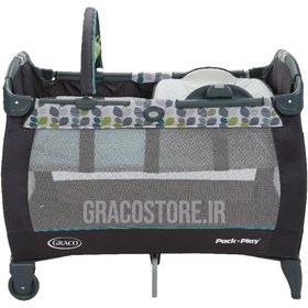 تصویر تخت و پارک گراکو مدل Reversible Napper Boden Graco Pack 'n Play Playard with Reversible Napper and Changer - Boden