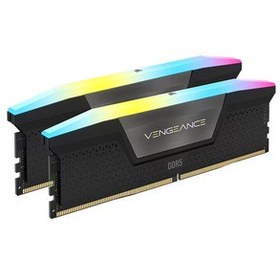 تصویر حافظه رم دسکتاپ کورسیر مدل CORSAIR Vengeance RGB 64GB DDR5 6200Mhz Dual 