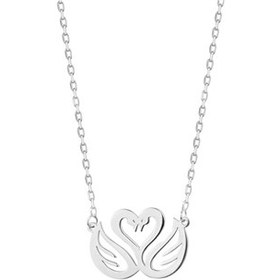 تصویر گردنبند نقره قو NSi-1049