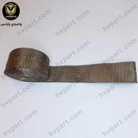 تصویر عایق نسوز هدرز اگزوز وارداتی سبز تیتانیوم Wrap titanium headers hvpart