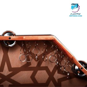 تصویر دف هشت‌ضلعی زنگ‌دار هُوَرقَلیا 