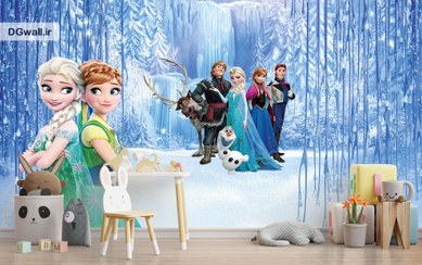 تصویر پوستر دیواری دخترانه السا و آنا 