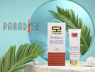 تصویر ضد آفتاب رنگی ساین شیلد +SPF30 ساین اسکین - متوسط Syn Shield SPF 30+ SYNSKIN