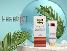 تصویر ضد آفتاب رنگی ساین شیلد +SPF30 ساین اسکین - متوسط Syn Shield SPF 30+ SYNSKIN