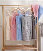 تصویر حوله تن پوش دوتیکه میکروفایبر نانو کد 505 