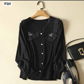 تصویر بلوز بافت مجلسی 