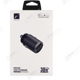 تصویر شارژر فندکی کی اف سنیور مدل CH-162 Senior KF Car Charger Model CH-162