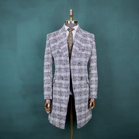 تصویر نیم پالتو پشمی دبل برست 