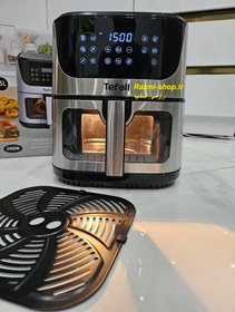 تصویر سرخ کن تفال 15 لیتر دو المنت مدل EY915 کیفیت عالی فروش ویژه داخل گالوانیزه Airfryer Tefall EY915