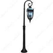 تصویر چراغ چمنی بلند تیانا مدل حلزونی رکسانا 