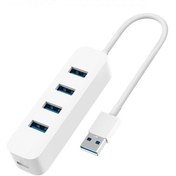 تصویر هاب 4 پورت USB3.0 شیائومی مدل XMFXQ01QM - سفید,اصالت و سلامت فیزیکی 
