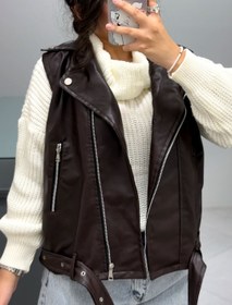 تصویر وست چرمی لانا کد ۱۴۴۹ 