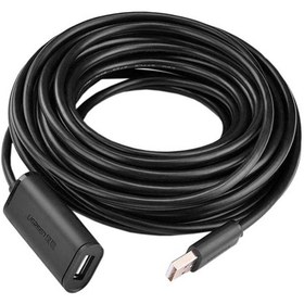 تصویر کابل افزایش طول 5 متری USB2.0 یوگرین US121 ا UGREEN US121 10319 5m USB2.0 Extender Cable UGREEN US121 10319 5m USB2.0 Extender Cable