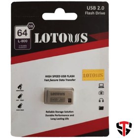 تصویر فلش مموری لوتوس مدل L-800 ظرفیت 64 گیگابایت Lotous L-800 Flash Memory-64GB