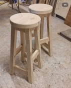 تصویر چهارپایه چوبی ا Wooden stool Wooden stool