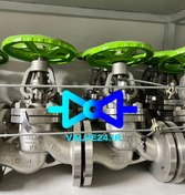 تصویر شیر سوزنی گلوب ولو استیل globe valve 316L 150 