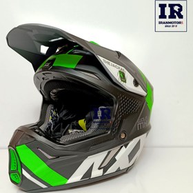 تصویر کلاه کاسکت کراسی اکسیس WOLF-GREEN | AXXIS Axis motocross helmet WOLF-GREEN | AXXIS