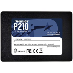 تصویر اس اس دی P210 اینترنال ۱ ترابایت پاتریوت ۲.۵ اینچ Patriot P210 1TB 2.5inch SATA III Internal SSD