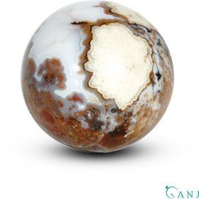 تصویر گوی سنگی عقیق کد N2066 