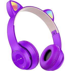 تصویر هدفون گربه ایی P47 CAT EAR HEADSET