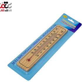 تصویر دماسنج چوبی دیواری Wooden Room Thermometer