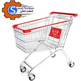 تصویر چرخ فروشگاهی 120لیتری-کد8061 