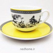 تصویر سرویس چینی زرین 12 پارچه چای خوری مدل ویلیج - عالی ا پیکره ایتالیا اف پیکره ایتالیا اف