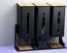 تصویر سیلو قهوه خانگی فلزی ۱ کیلوگرم 