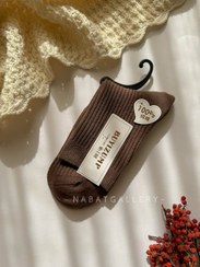 تصویر جوراب ساقدار زنانه کبریتی پنبه ایی وارداتی 